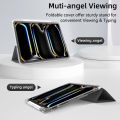 Transparency Case for 2024 iPad Pro 13in 11in M4 Air 11-inch 13-inch M2 iPad 10th Gen 10.9 Air 4/5 iPad 7/8/9th 10.2 5/6th 9.7in. 