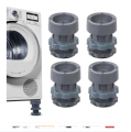 Height Adjustable Anti Vibration Pads (Min-4 inch-6.5 inch Max) - Dryer Shock & Noise Cancelling Pads, for Washing Machine, Refrigerators/Fridge, Furniture Base, Dishwashers Stand. 