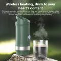 Portable Electric Espresso Coffee Machine Cordless Heat and Cold Brew 3oz Single Serve Mini Coffee Maker with 3-IN-1 Coffee Powder/N Capsule/DG Capsule 20Bar Pump Pressure Rechargeable 9600mAh Battery. 