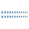 MAANGE 24Pcs Mini Baby Blue Press On Nails With Glue File CS159. 