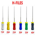 6Pcs/Pack Dental H Files K Files 21/25mm Stainless Steel Dental Endodontic Instruments Dental Root Canal Files Treatment Tools. 