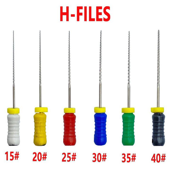 6Pcs/Pack%20Dental%20H%20Files%20K%20Files%2021/25mm%20Stainless%20Steel%20Dental%20Endodontic%20Instruments%20Dental%20Root%20Canal%20Files%20Treatment%20Tools%20-%20Image%202