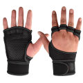 Weight Lifting Training Gloves for Fitness Sports Body Building Gymnastics Grips Gym Hand Palm Wrist Protector Gloves. 