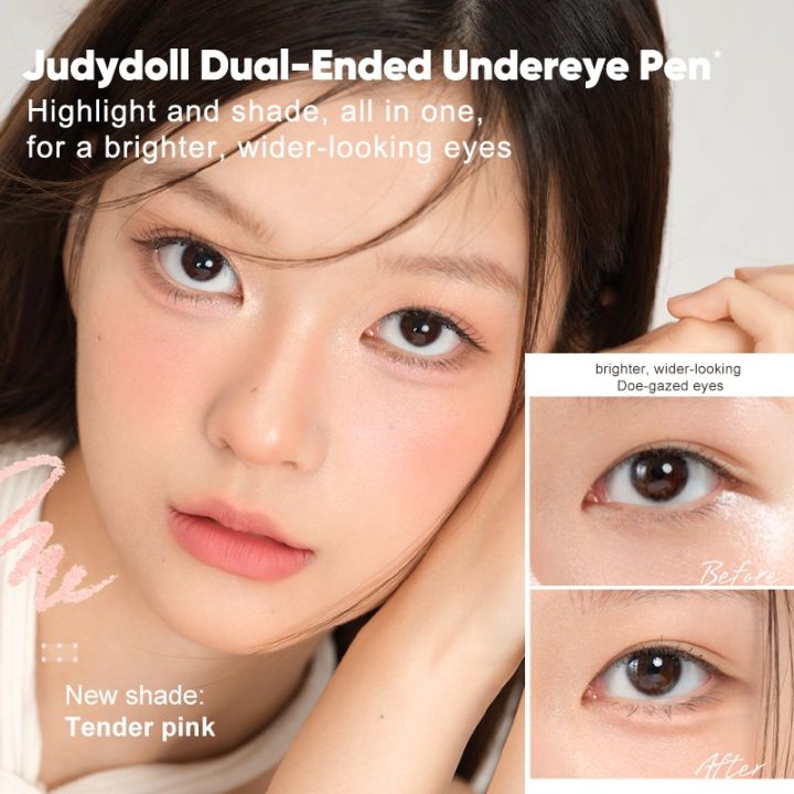 Judydoll%20Dual-Ended%20Aegyo%20Sal%20Pen,%20Highlighter%20Contour,%202-in-1,%20Easy%20to%20Apply,%20Long-Lasting,%20Smudge-Proof,%20Natural%20Eye%20Brighten%20-%20Image%204