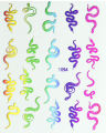 VaryGood Joyful 3D Snake Art Self Adhesive Nail Sticker. 
