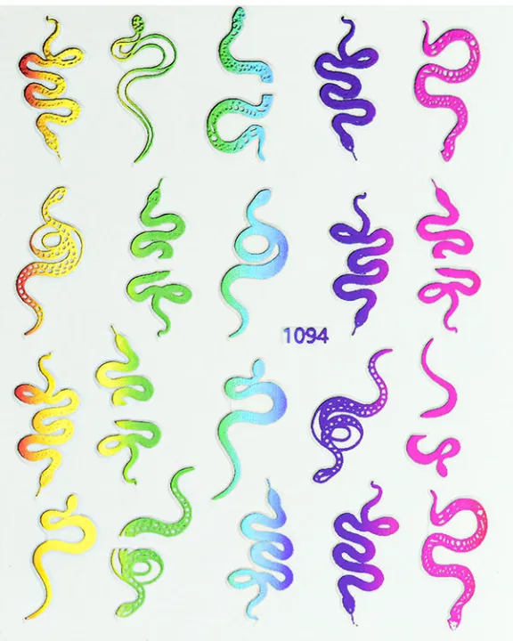 VaryGood%20Joyful%203D%20Snake%20Art%20Self%20Adhesive%20Nail%20Sticker%20-%20Image%202