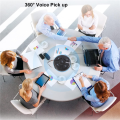 Desktop USB Conference Microphone Speaker 360° Omnidirectional PC Computer Condenser Mic Mute Function for Laptop. 