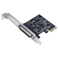 1 PCS High Quality Parallel Port DB25 25Pin Pcie Riser Card Printer to PCI-E Express Card AX99100. 