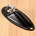 Black Boat Style 1/4inch Guitar Pickup Output Input Jack Plug Socket For Strat Guitar. 
