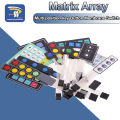 1 2 3 4 5 6 7 8 Key Button Membrane Switch Matrix Array Keyboard Keypad Control Panel Pad DIY Kit For Arduino Smart Car. 