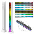 D08-RGB Smart LED Light Bars Car Sound Control Rhythm Light RGB Voice-Activated Music Atmosphere Lights Tube 1pic. 