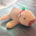 Capybara Plush Doll Clap Circle Toys Slap Snap Wrap Wristband Bracelet Fluffty Capybara Hand Ring Fun Circles Kids Gift Creek. 