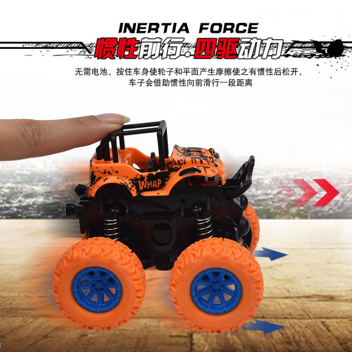 Explosive%20four-wheel%20drive%20off-road%20vehicle%20children's%20toy%20car%20double%20inertia%20360%20degree%20rotation%20simulation%20stunt%20car%20stall%20generation%20-%20Image%203