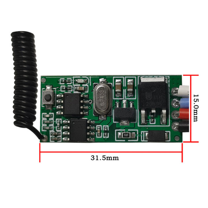 12V%2024V%20Mini%20Receiver%20Wireless%20Remote%20Control%20Relay%20Receiver%203.6V%20Micro%20Remote%20Control%20Switch%20Module%20With%20Transmitter%20For%20Led%20Lamp%20Light%20Diy%20Taotai%20-%20Image%205