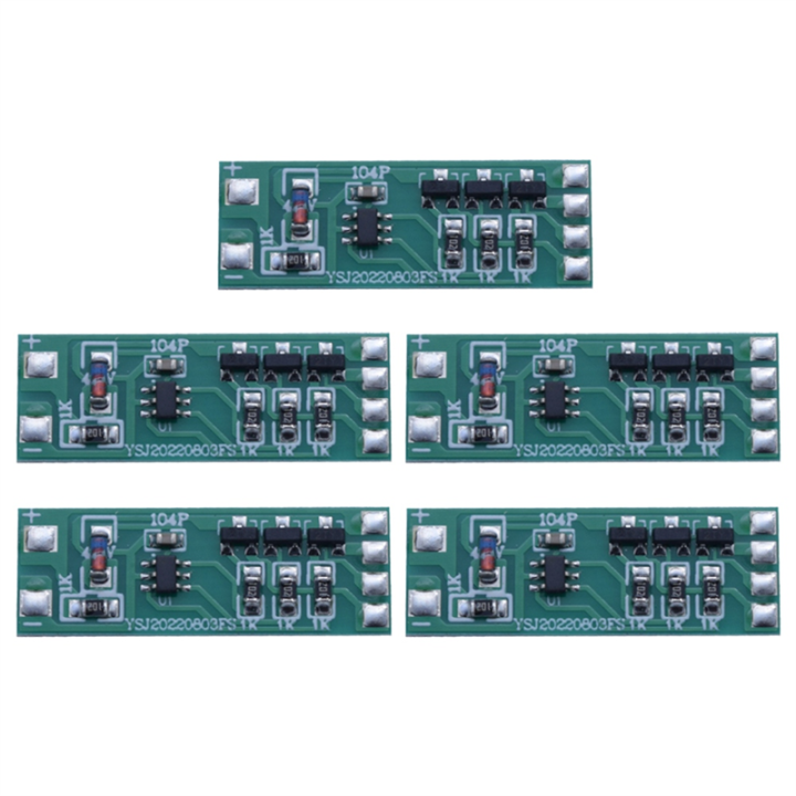 Flash Ligth Module 5Pcs 3-12V Flashing LED Light Module Red Blue Pair Flashing Suitable ...