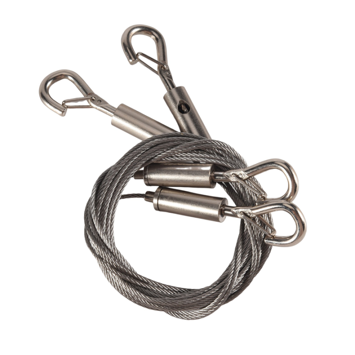 Adjustable Picture Hanging Wire Heavy Duty Supports - 2 Pack Hanging Hardware, 2M X1.5Mm Stainless Steel Wire Rope