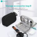 COTECi Electronics Accessories Organizer Bag Waterproof Cable Organizer Bag Pouch, Dual Layers Zipper Portable Storage Bag. 