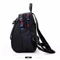 Amateur fashion college student travel school backpack oxford cloth fashion Profesional zipper backpack fashion nylon cloth black backpack color everyday use. 