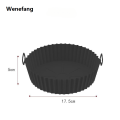 Wenefang Air Fryer Silicone Liners Air Fryer Silicone Pot Reusable Silicone Profesional Air Fryer Liners Food Safe Non Stick Air Fryer Basket Accesso. 