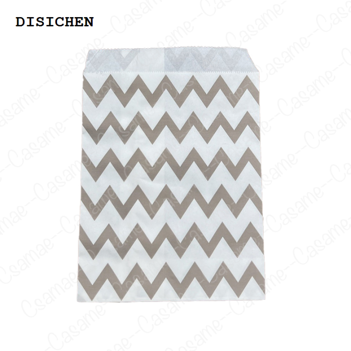 DISICHEN%20Profesional%2050%20pcs%205x7%20inch%20Paper%20Bag%20Four%20Leaf%20Clover%20Polka%20Dot%20Wavy%20Kraft%20Paper%20Bag%20Mixed%20Cookies%20Candy%20Gift%20Wrapping%20Bag%20For%20Christmas%20-%20Image%203