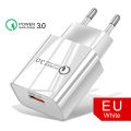 NNBILI 18W 3A Quick Charge QC 3.0 USB Charger Fast Charger 3.0 Phone Charger for iPhone for Huawei Samsung Xiaomi Redmi EU Plug. 