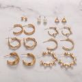 9Pair Trendy Earring Set. 
