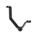 V-Shape Triple 3 Universal Cold Shoe Mount Bracket For DSLR Camera Microphone LED Light. 