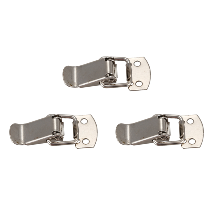 3X Silver Tone Metal Toggle Draw Latch Straight Loop Catch 1.6 Inch ...