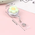 Flower Retractable Nurse Chest Badge Reel Clip Students Doctor Work Card Holder Watty Store. 