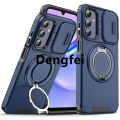 NEW Dengfei 【2025 Version】 Design Case for Samsung A13 A14 A15 A23 A25 A54 5G 360 Full Body Rugged Protective Slide Camera Stand Protection Ring Cover. 
