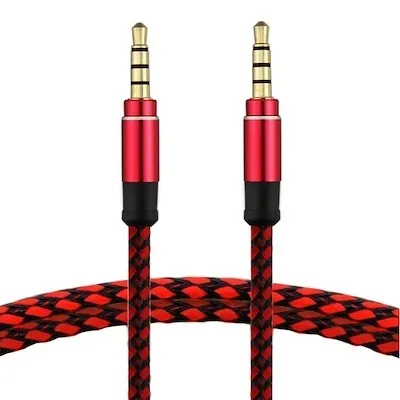 3.5mm%20Aux%20Cable,%20Fabric%20Coated,%202%20Meter%20-%20Image%203