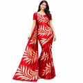Printed Saree for Women Fashionable Design Geogette Saree. 