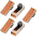 5pcs Mini SS-24E01 Micro Slide Switch 10P 2P4T 4 Position Toggle Switch Vertical 5mm Toggle Micro Switch. 