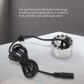 Ultrasonic Mist Maker Fogger Water Fountain Pond 12 LED. 