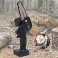Mini Electric Chain Saw 6-Inch Portable Electric Handheld Chainsaw with Security Lock,Battery Powered6000mah Rechargeable Super Saws for Wood Cutting Tree Trimming DIY Projects Gardening Camping. 