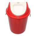Sathi Red Plastic Swing Bin 40 Ltr. 