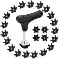25Pcs Change Studs, Universal Anti Skid Golf Shoes, with Golf Spike. 