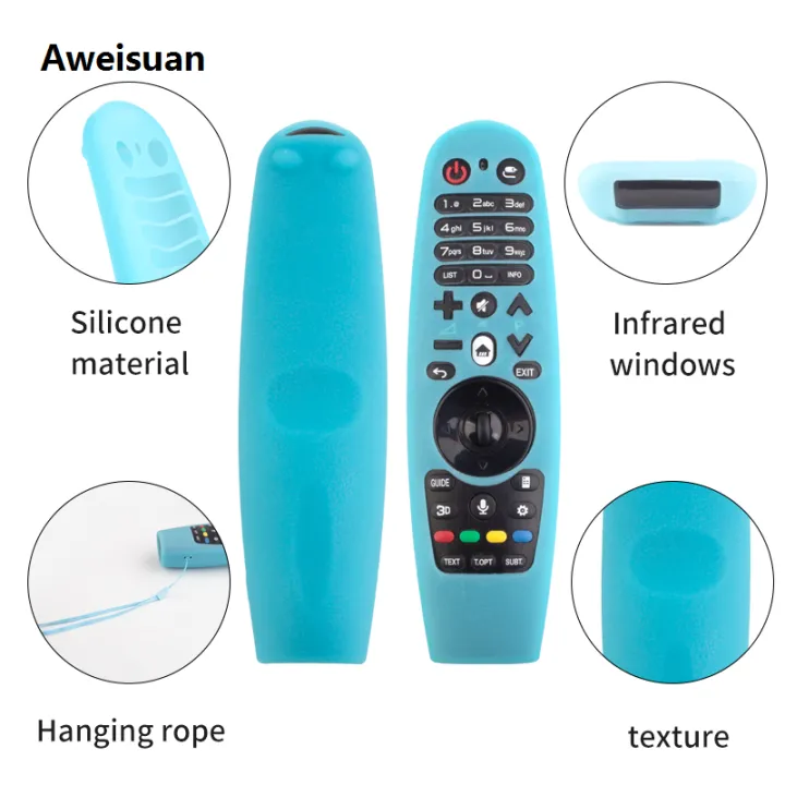 Aweisuan%20Remote%20Control%20Protection%20Sleeve%20Soft%20Silicone%20Case%20For%20LG%20Smart%20TV%20Remote%20Control%20AN-MR600/AN-MR650/AN-MR18BA/AN-MR19BA%20-%20Image%204