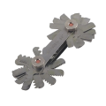 Metric Thread Gauge, 60 and 55 Degree, Screw Pitch Measuring Instrument, Thread Plug Gage Tool B. 