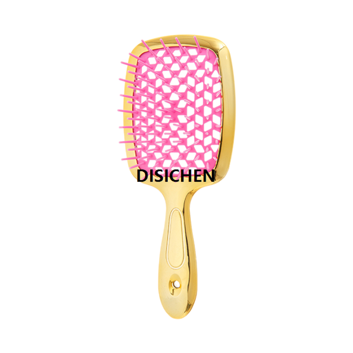 DISICHEN%20Square%20Shape%20Mesh%20Comb%20for%20Hair%20Fluffy%20Detangling%20Scalp%20Massage%20Hairbrush%20Wide%20Teeth%20Hollow%20Brush%20Salon%20Barber%20Gold-plated%20Comb%20New%20style%20-%20Image%207