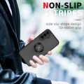 Lenuo For Samsung Galaxy A24 Mobile Case Multifunction Car Magnetic Shockproof With Ring Stand Back Cover. 
