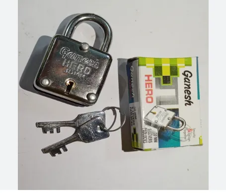 Tala Key FR-KG Lock With Key 30 mm Ganesh Hero Square Shape Padlock, Door Lock ...