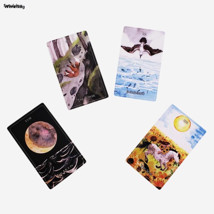 Wenefang%20Sutuiying%20New%2012x7cm%20Wild%20Child%20Tarot%2078%20Cards%20Wild%20Child%20Tarot%20With%20Booklet%20Luxury%20Luxury%20Family%20Entertainment%20Board%20Game%20Kids%20Toys%20Holiday%20Gift%20-%20Image%205