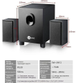 Lecoo Lenovo RS30 computer audio desktop subwoofer home desktop active speaker notebook multimedia speaker. 