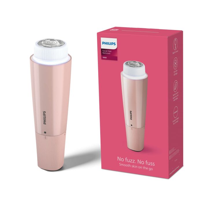Philips Cordless Facial Hair Remover with Wide experience at home BRR454/00
