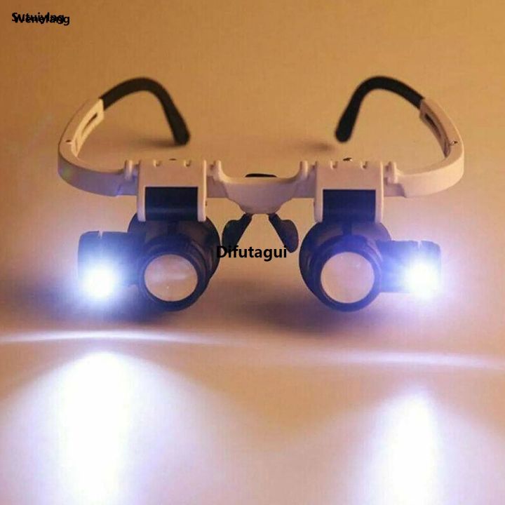 Difutagui%20Wenefang%20Sutuiying%202XLED%20Watch%20Jeweler%20Repair%20Magnifier%20Head-Mounted%20Headband%20Bargain%20Luxury%20price%20Adjustable%20New%20Magnifying%20Head%20Eye%20Glasses%20Loupe%20Lens%208X%2015X%2023X%20-%20Image%205