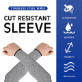 2 Pairs Cut Resistant Sleeves Thin Arm Protectors Arm Guard for Thin Skin and Bruising Arm Sleeves 40cm. 