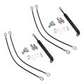 fasdaga 2X New Rear Gate Strut Shock for Dmax 2012+ 2015+ Stainless Steel Gas Easy for D-Max. 