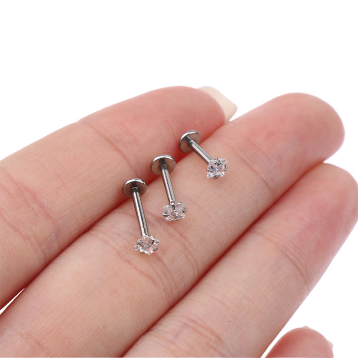 1%20Piece%204-claw%20Internally%20Thread%20G23%20Titanium%20Fresh%20Piercing%2016Gauge%20Labret%20Stud%20Ear%20Helix%20Tragus%20Piercing%20SEVICH%20-%20Image%207