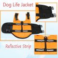Reflective Strip Swimsuit Boating Swimming Preserver Dog Life Jacket Puppy Surf Saver Coat Pet Safety Clothes. 